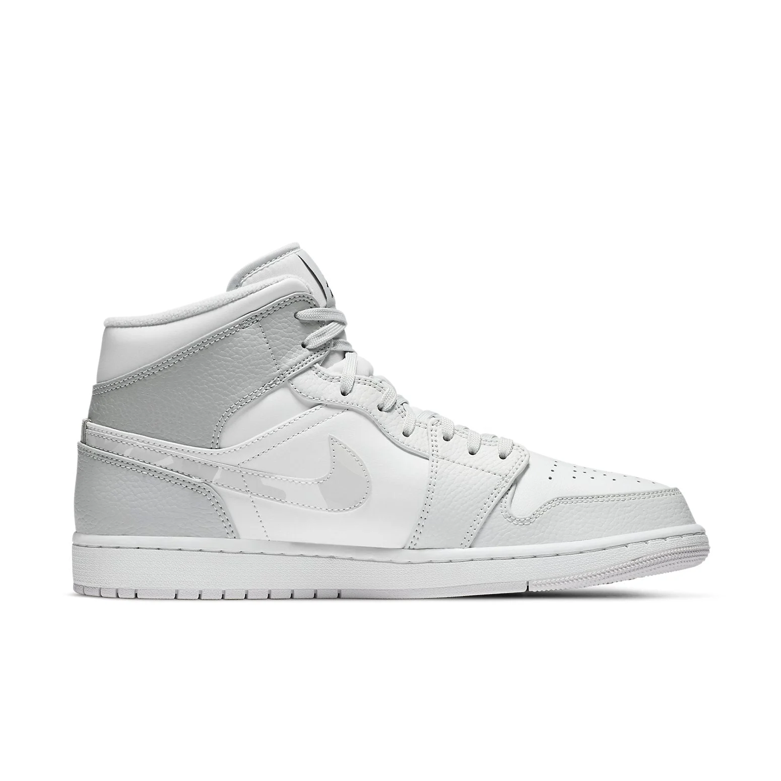 Air Jordan 1 Mid ‘Swoosh Logo – Grey Camo’ DC9035-100