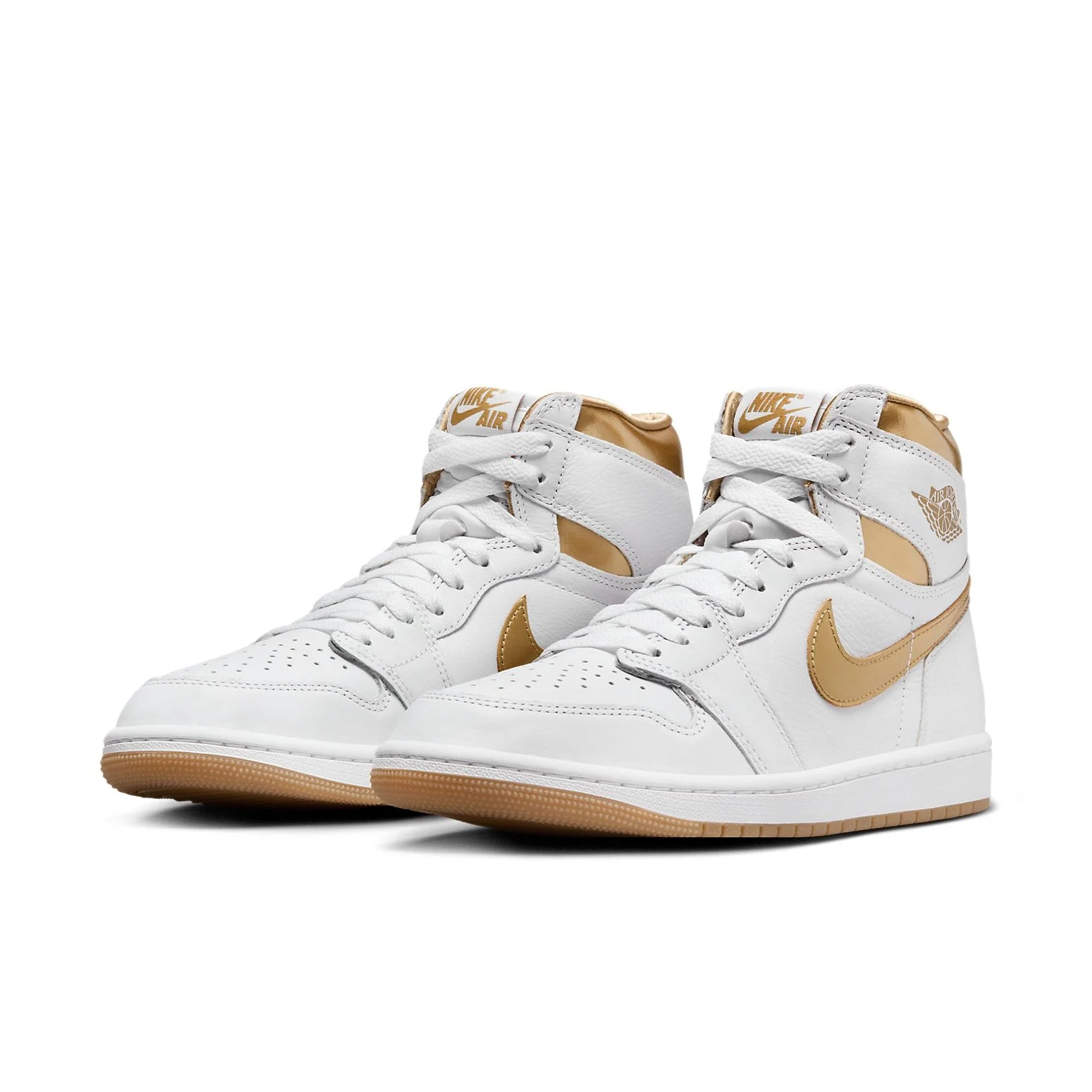 (WMNS) Air Jordan 1 OG ‘White Metallic Gold’ FD2596-107