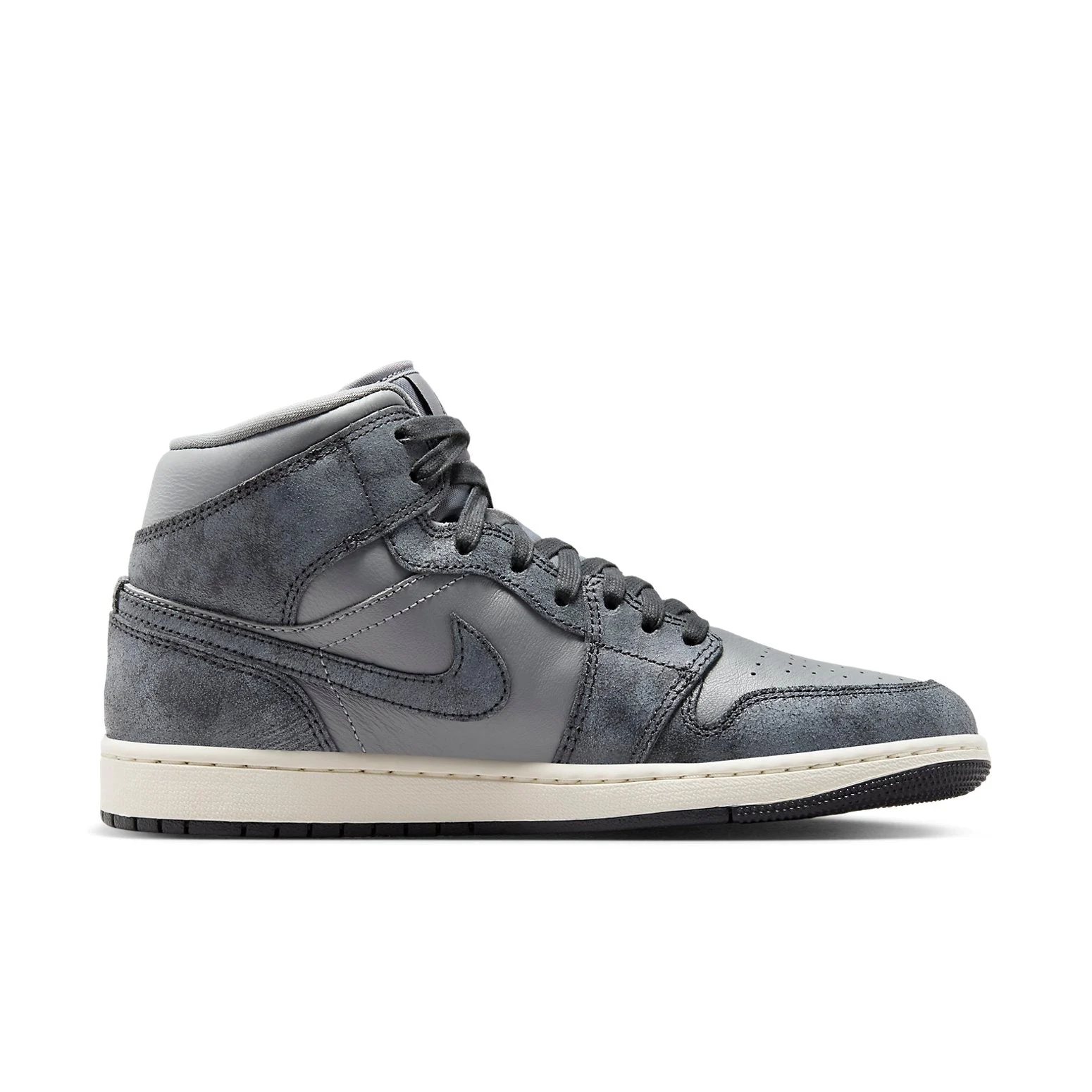 (WMNS) Air Jordan 1 Mid ‘Distressed Smoke Grey’ FJ3448-001
