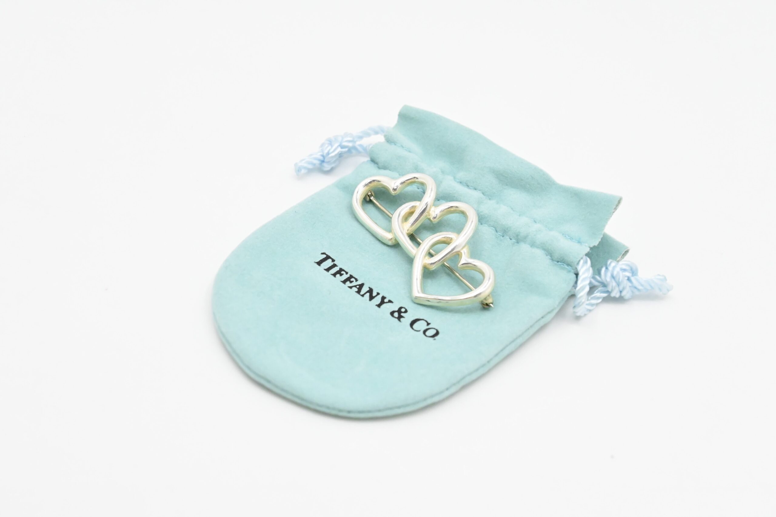 Tiffany & Co. Three Heart Brooch
