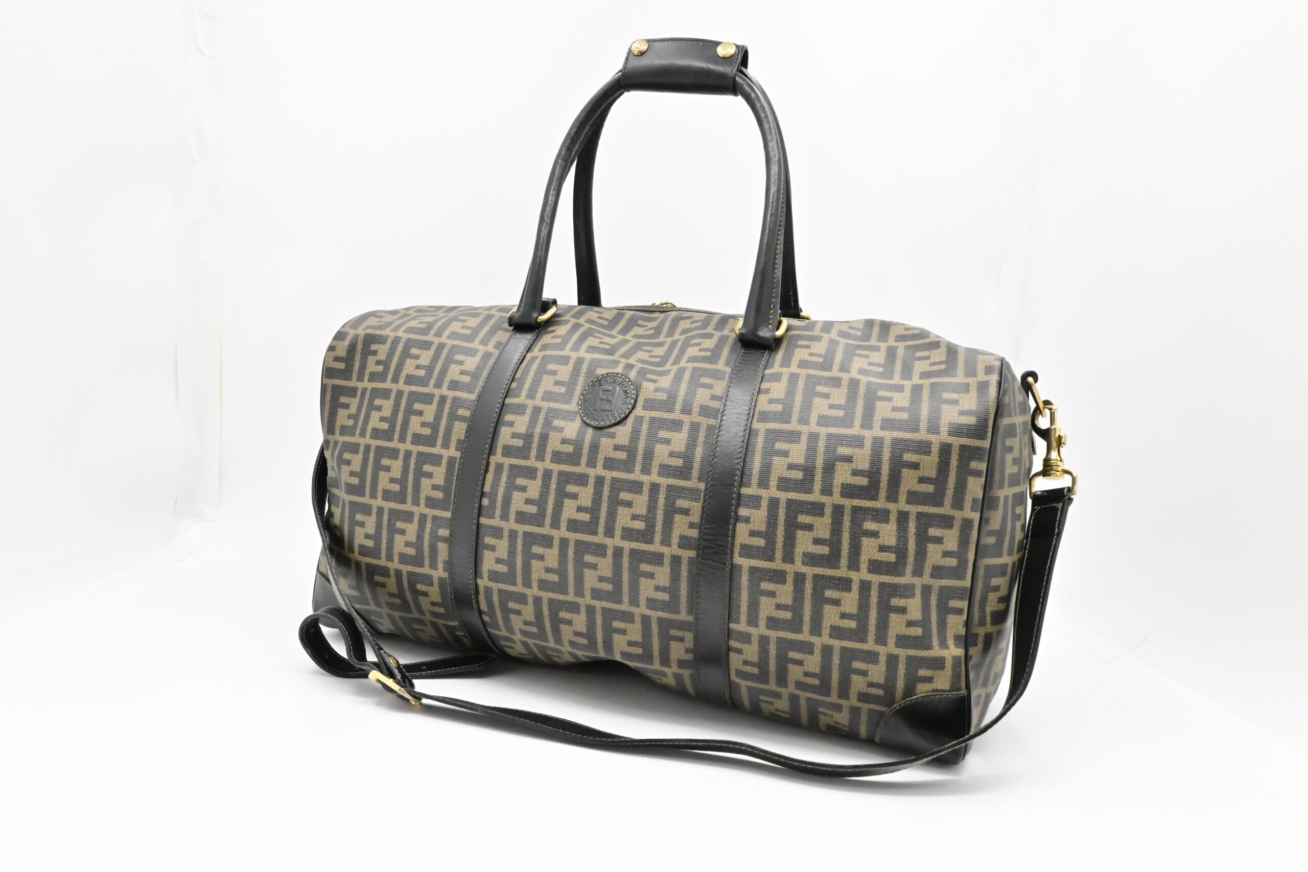 Fendi Large Duffel Bag in Zucca Coated Canvas