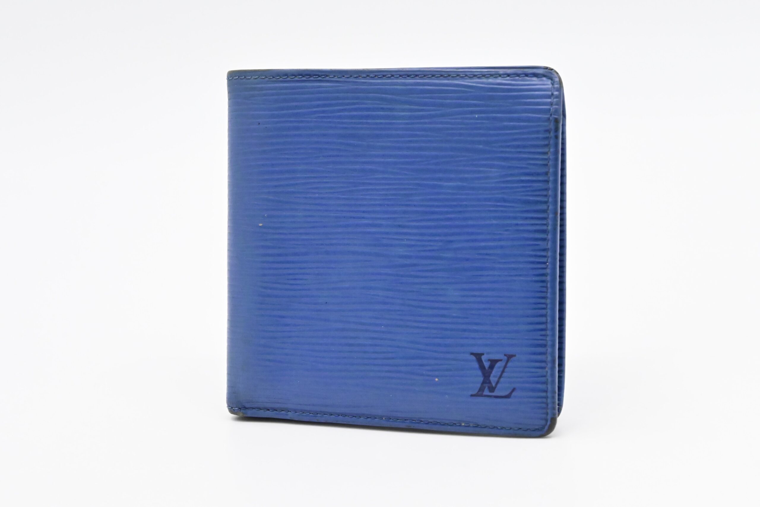 Louis Vuitton Marco Wallet in Blue Epi Leather