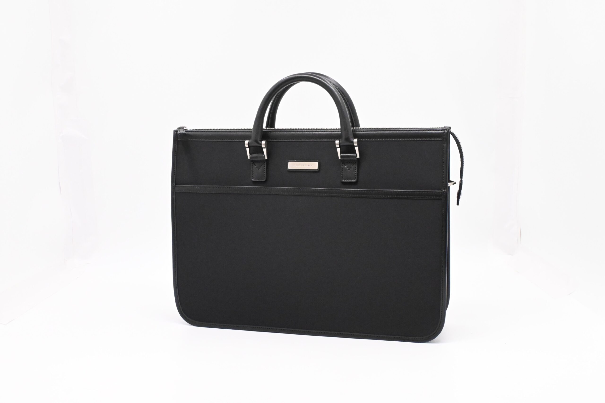 Burberry Business Bag in Black Canvas