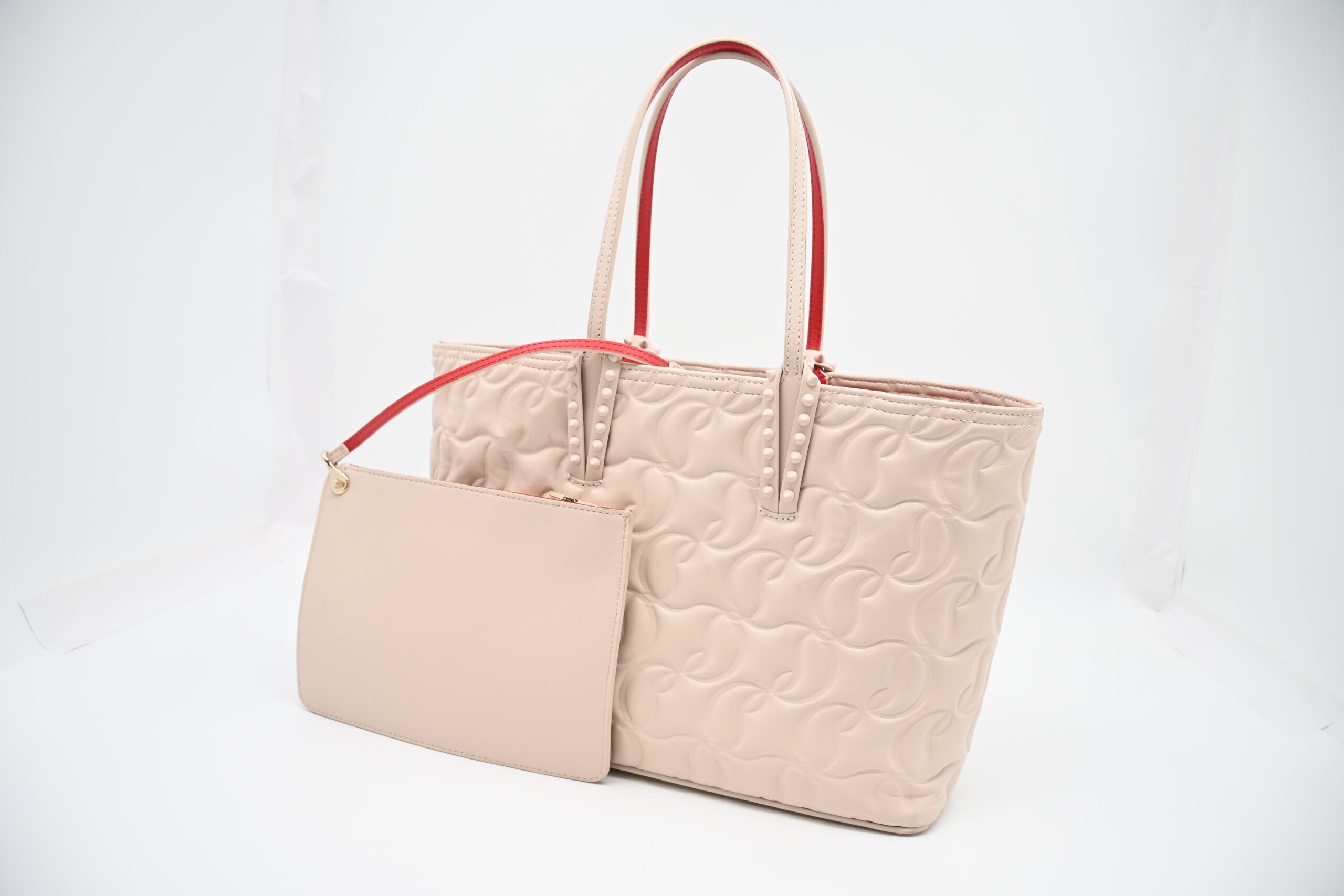 Louboutin Small Cabata in Pink Leather