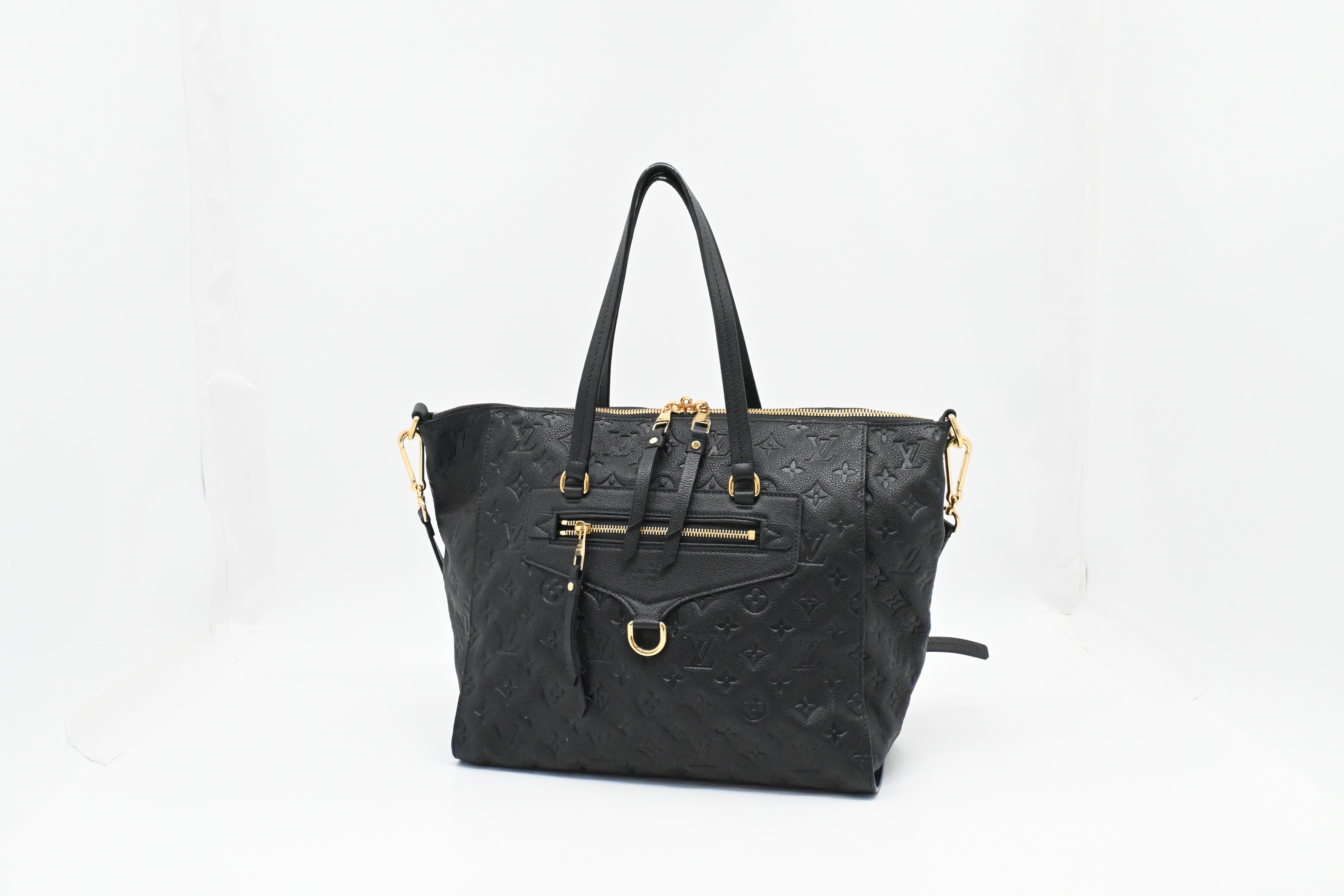 Louis Vuitton Lumineuse in Blue Infini Empreinte Leather