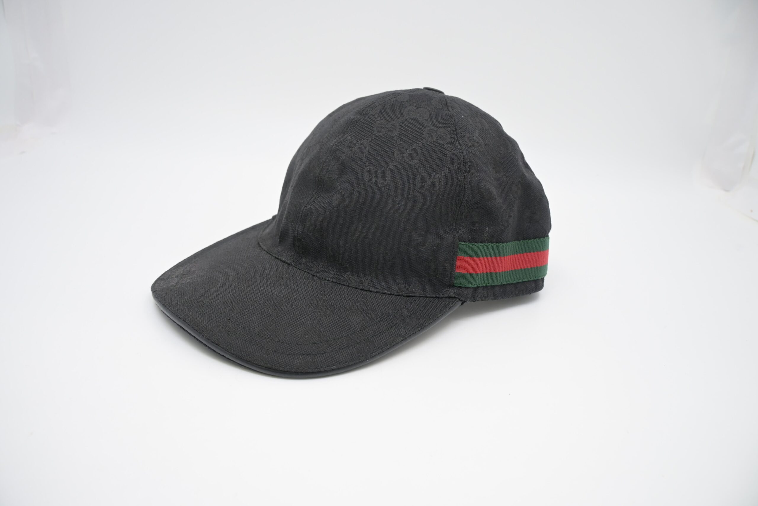 Gucci Cap in Black GG Canvas