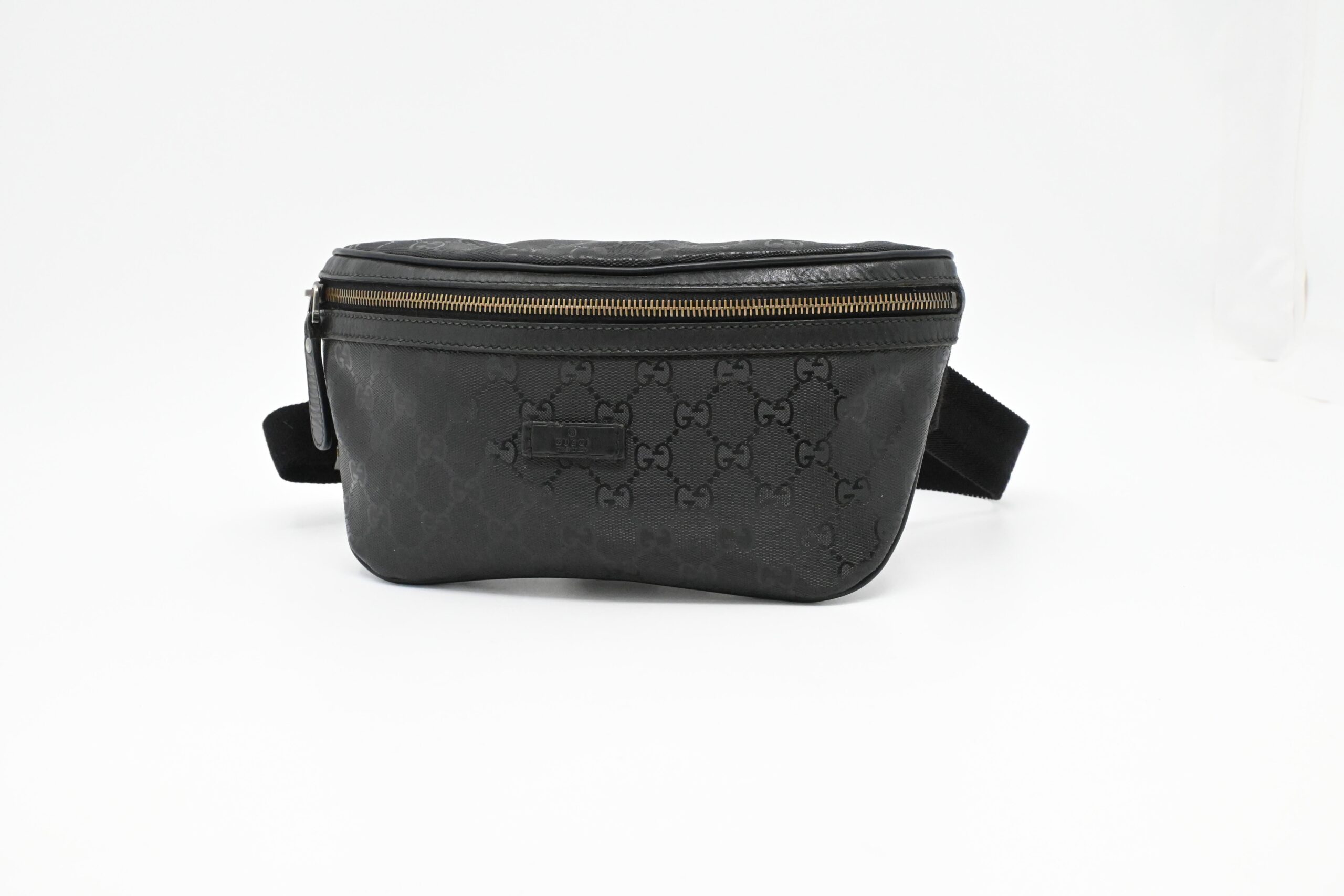 Gucci Bumbag in Black Imprime Canvas